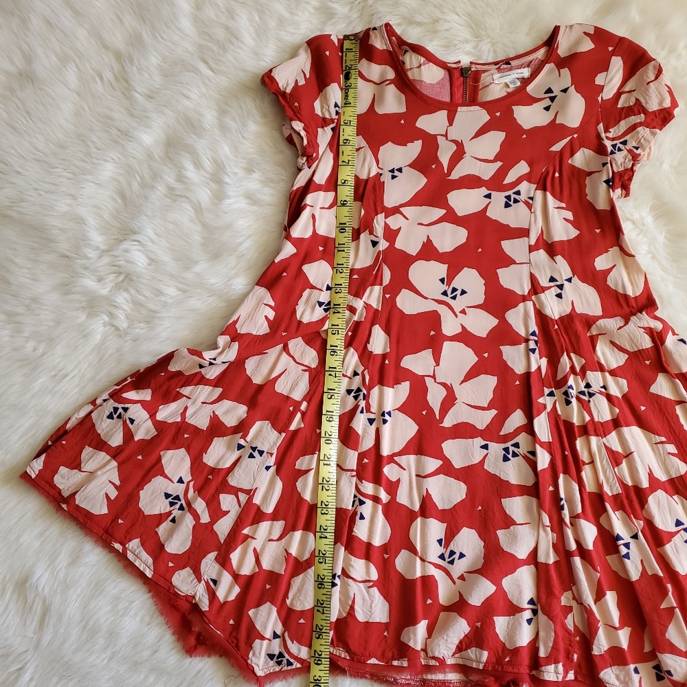 Urban Outfitters Silence + Noise Witchy Red Floral Mini Dress Size XS - Picture 13 of 13